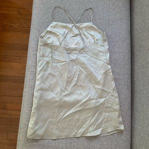 Cotton candy LA sage satin mini dress